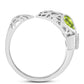 Anel de Prata com Peridoto de Changbai  Contraste: Cabeca de Veado (800)