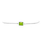 Pulseira de Prata com Peridoto de Changbai