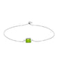 Pulseira de Prata com Peridoto de Changbai