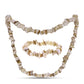 Conjunto com Mãe de Pérola ( Colar+Pulseira )
