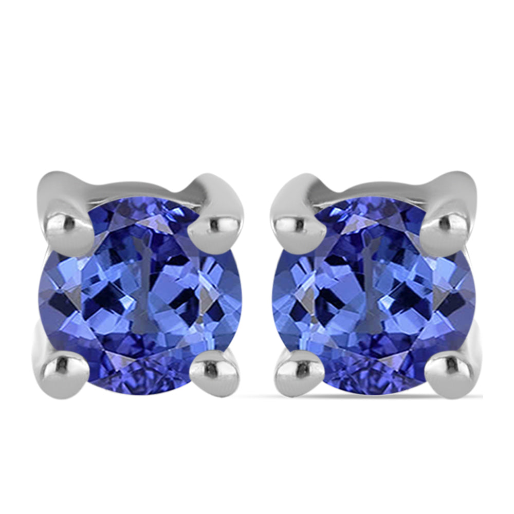 Brincos de Prata com Tanzanite AAA 1 