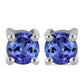 Brincos de Prata com Tanzanite AAA