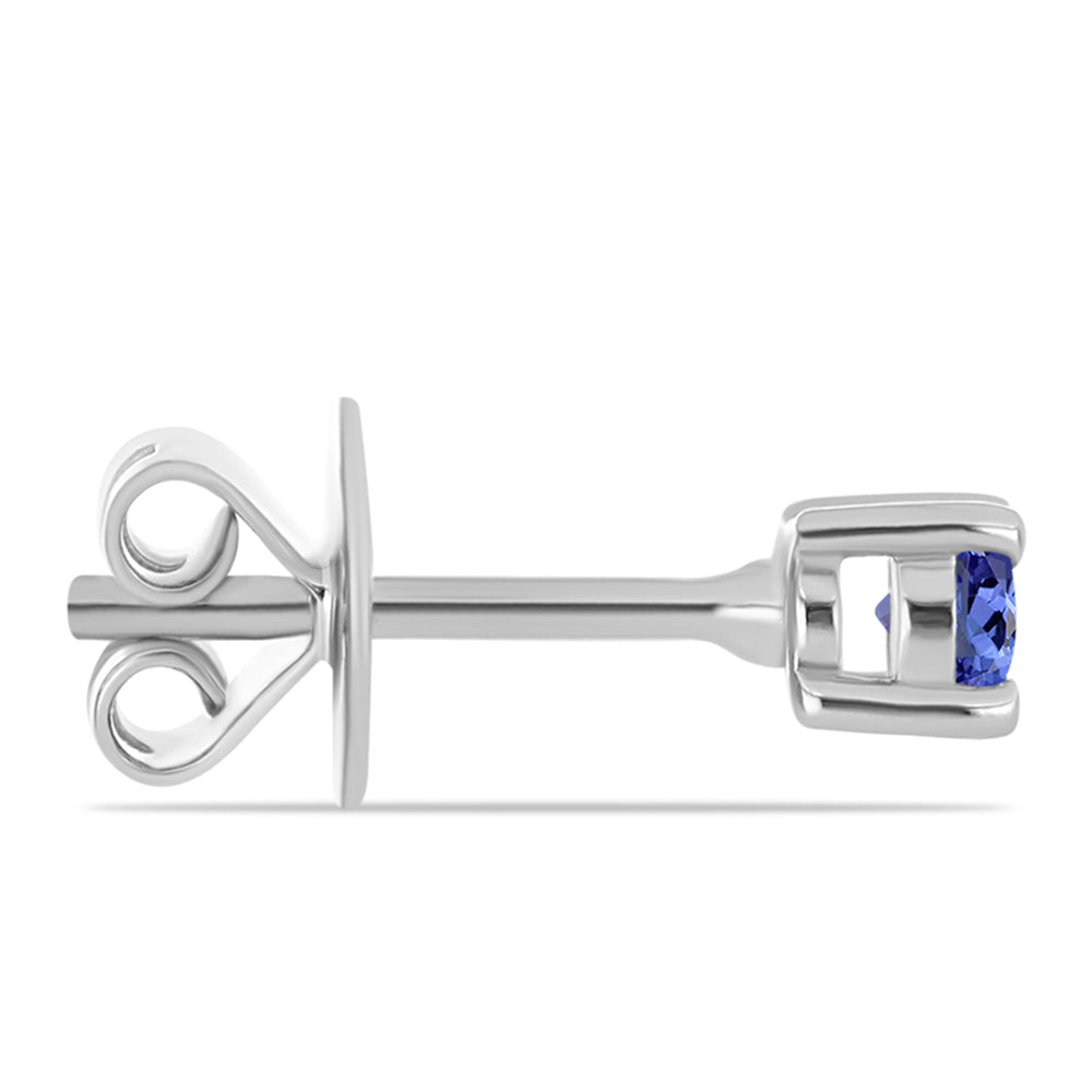 Brincos de Prata com Tanzanite AAA