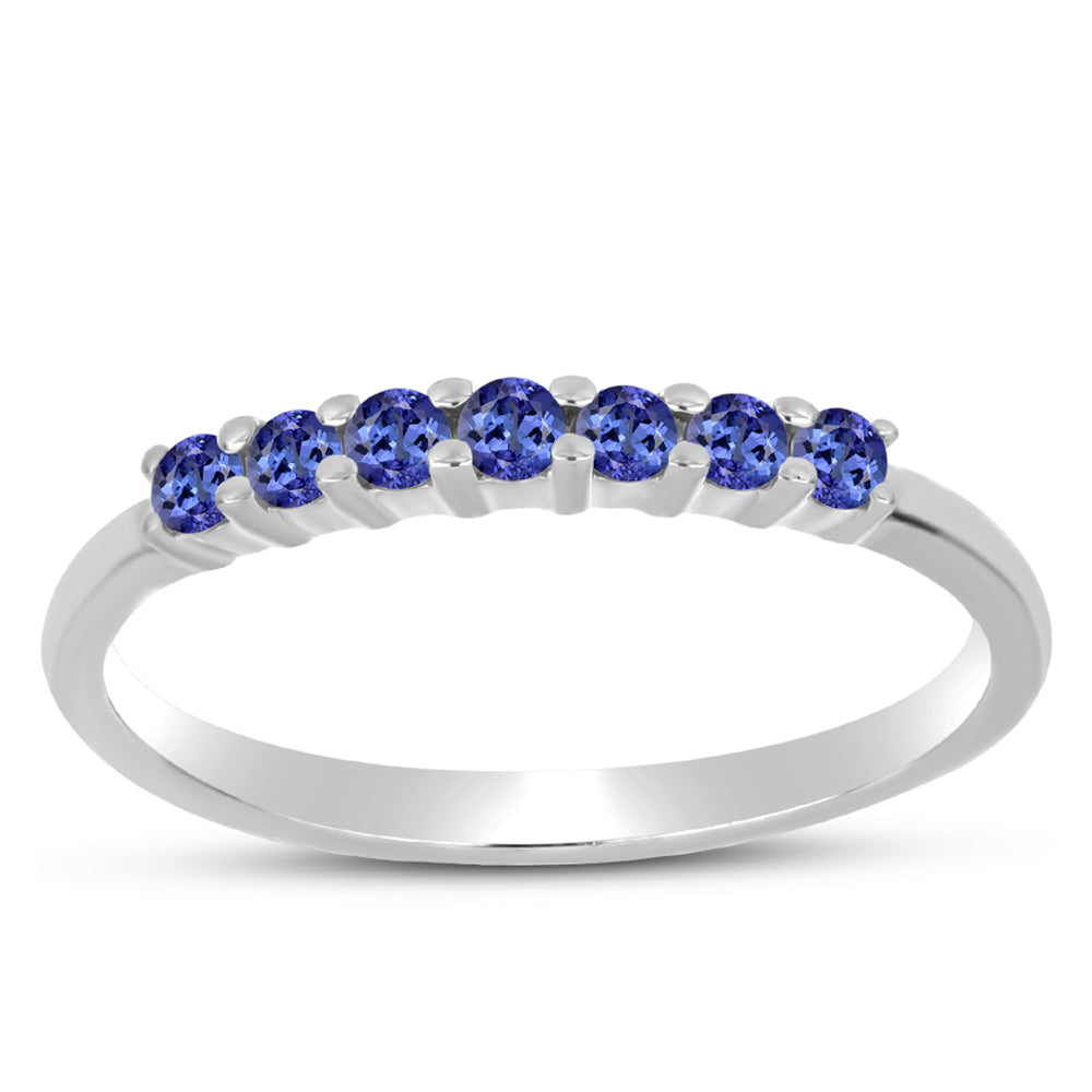 Anel de Prata com Tanzanite AAA 3 