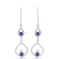 Brincos de Prata com Tanzanite AAA