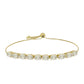 Pulseira de Prata com Banho de Ouro com Mãe de Pérola  Contraste: Cabeca de Veado (800)
