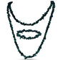 Conjunto com Malaquita ( Colar+Pulseira )