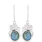 Brincos de Prata com Labradorite de Gullgruvene