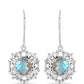 Brincos de Prata com Labradorite de Gullgruvene