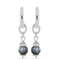 Brincos de Prata com Labradorite de Gullgruvene