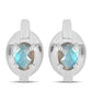 Brincos de Prata com Labradorite de Gullgruvene