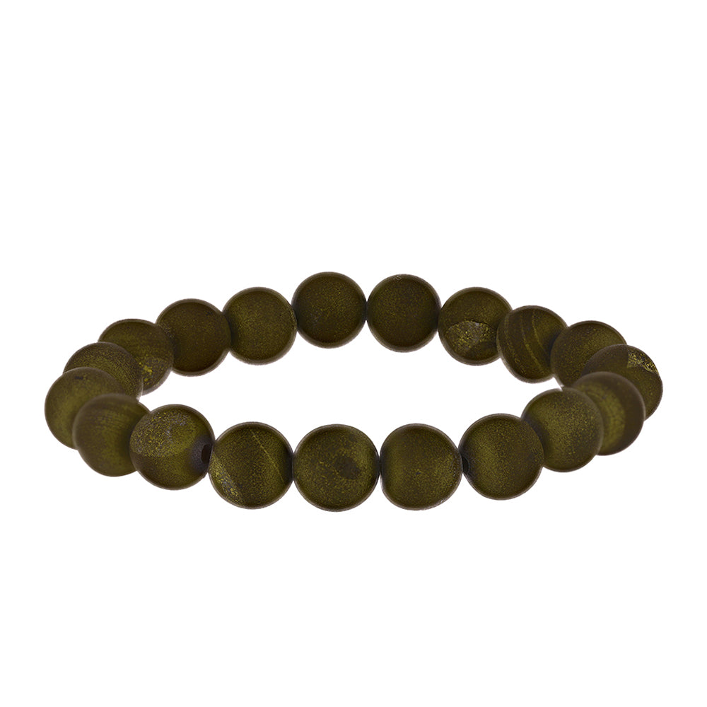 Pulseira com Drusa Dourada 1 