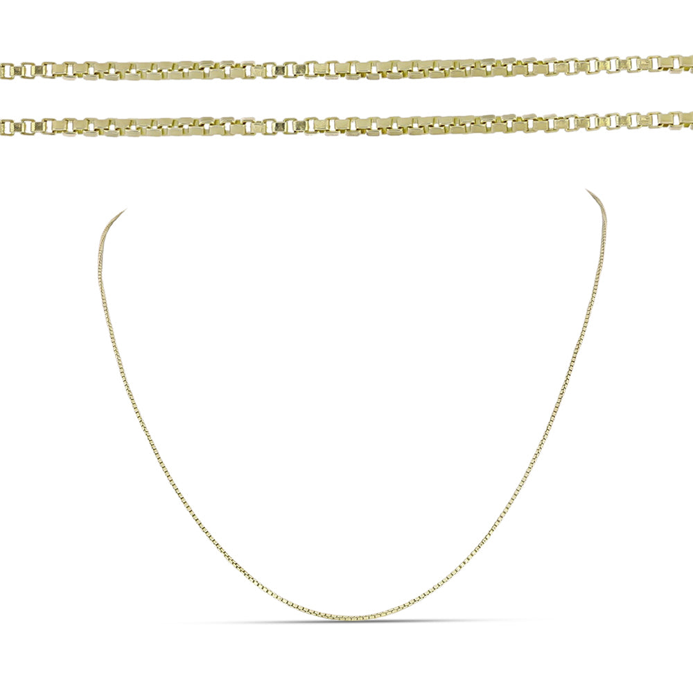 Colar de Prata com Banho de Ouro  Contraste: Cabeca de Veado (800) 1 