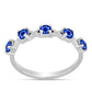 Anel de Prata com Safira Azul Australiana