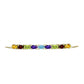 Pulseira de Prata com Banho de Ouro com Granada de Barton e Ametista de Marrocos  Contraste: Cabeca de Veado (800)