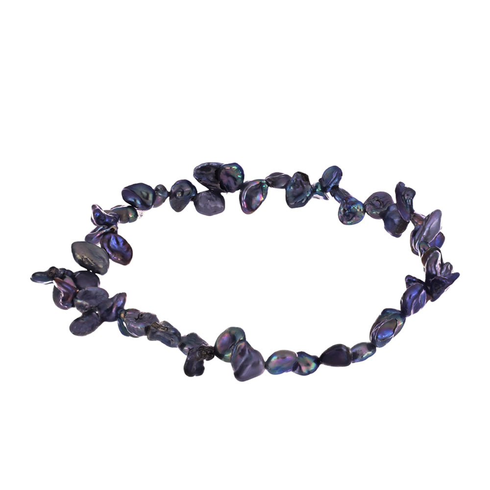 Pulseira com Pérola Preta Cultivada em Água Doce