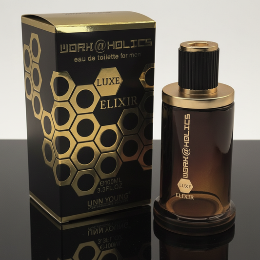 Linn Young EDT 100 ml "Workaholics Luxe Elixir" – fragrância oriental-picante
