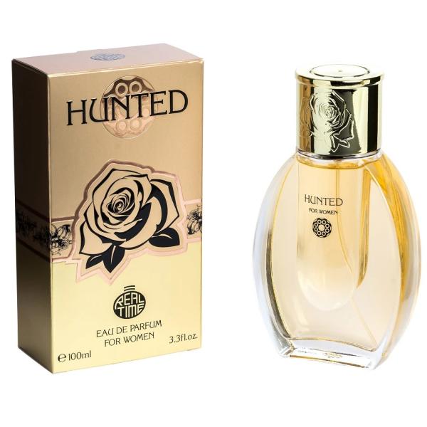 100 ml de eau de perfume Hunted Women, fragrância floral para mulher