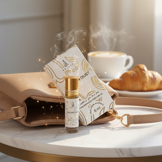 6 ml de óleo de perfume EDP GOLDEN DUST