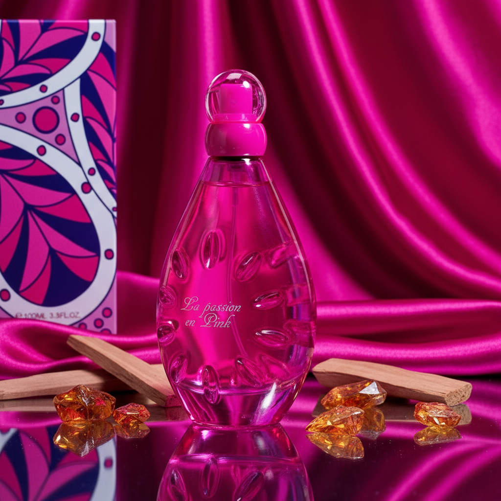 100 ml Eau de Perfume LA PASSION EN PINK, Fragrância Floral Frutada para Mulher 2 