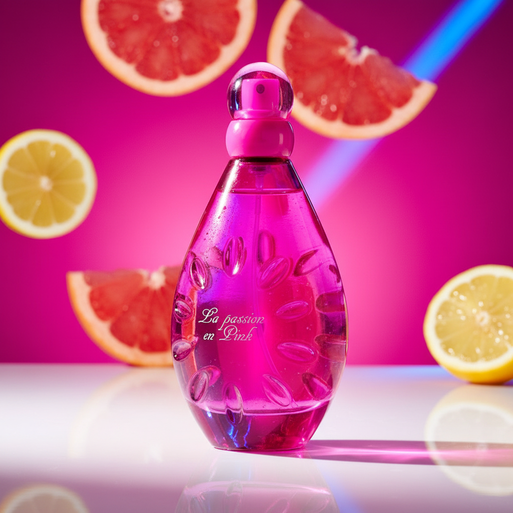 100 ml Eau de Perfume LA PASSION EN PINK, Fragrância Floral Frutada para Mulher