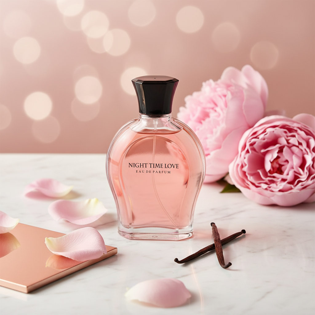 100 ml de perfume floral NIGHT TIME LOVE para Mulher
