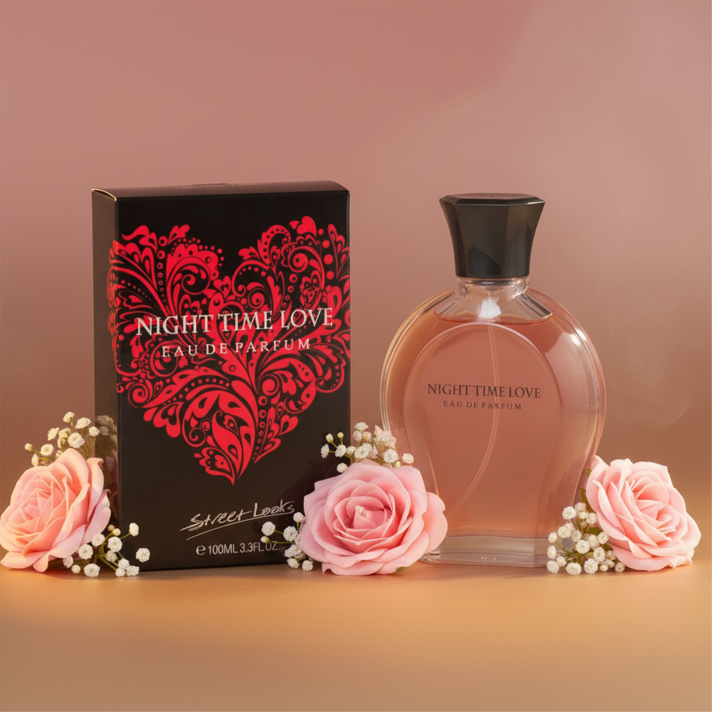 100 ml de perfume floral NIGHT TIME LOVE para Mulher