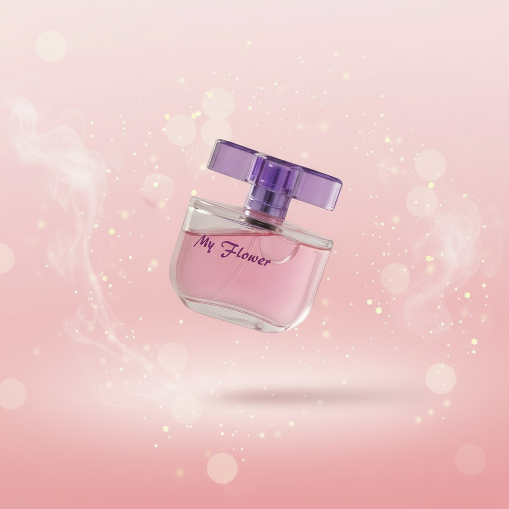 100 ml Eau de Perfume "My Flower" Fragrância Floral - Picante para Mulheres