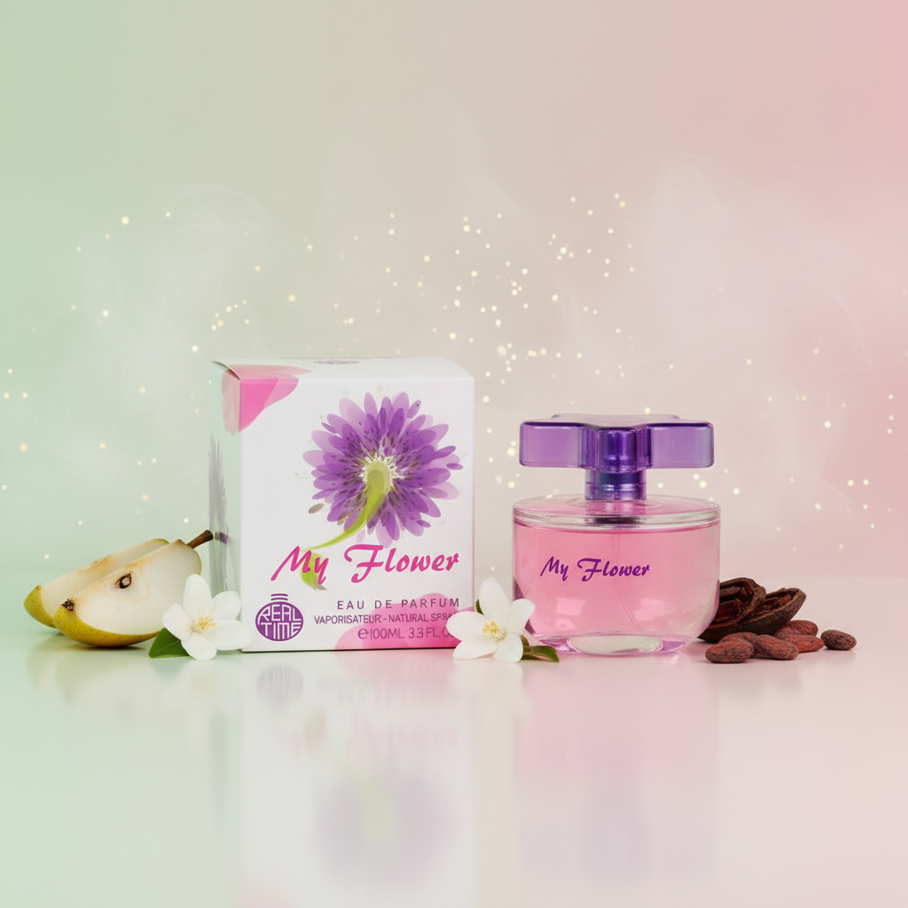 100 ml Eau de Perfume "My Flower" Fragrância Floral - Picante para Mulheres