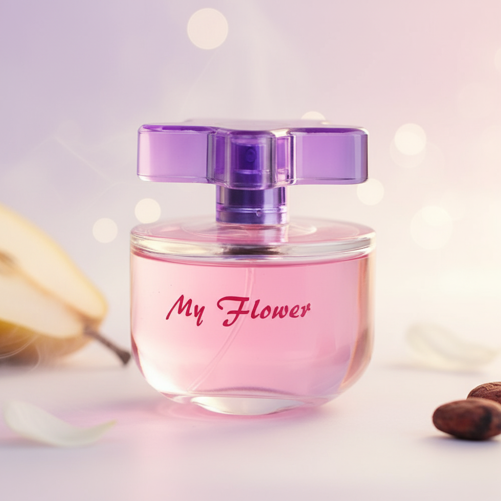 100 ml Eau de Perfume "My Flower" Fragrância Floral - Picante para Mulheres