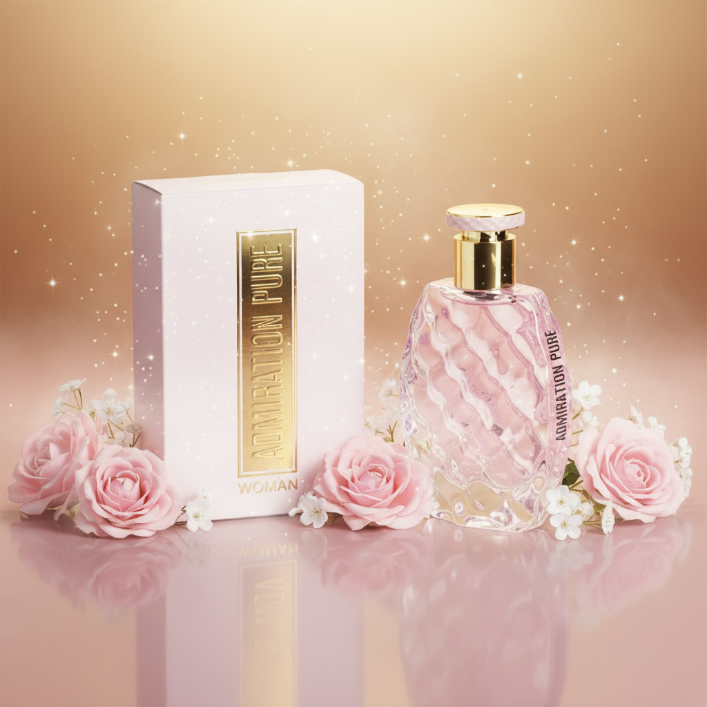100 ml Eau de Parfume ADMIRATON PURE Fragrância Floral Para Mulher 4 
