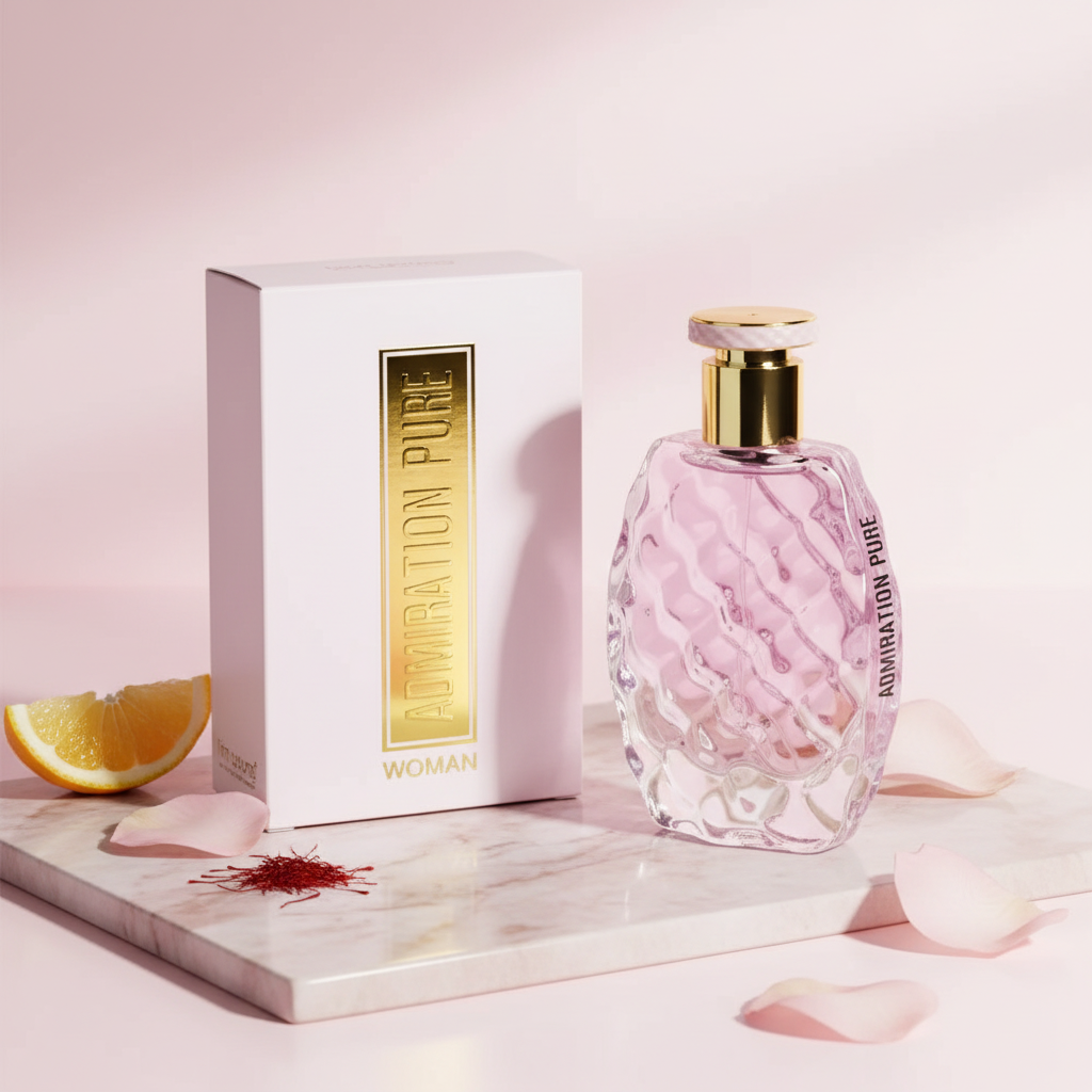 100 ml Eau de Parfume ADMIRATON PURE Fragrância Floral Para Mulher 7 