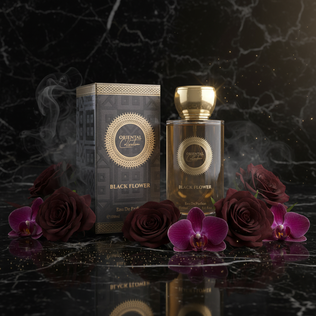 100 ml EDP BLACK FLOWER fragrância sensual, doce e excitante, unissexo 7 