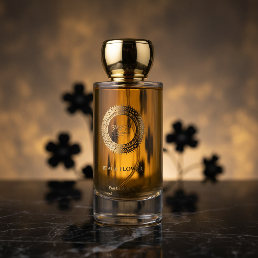 100 ml EDP BLACK FLOWER fragrância sensual, doce e excitante, unissexo