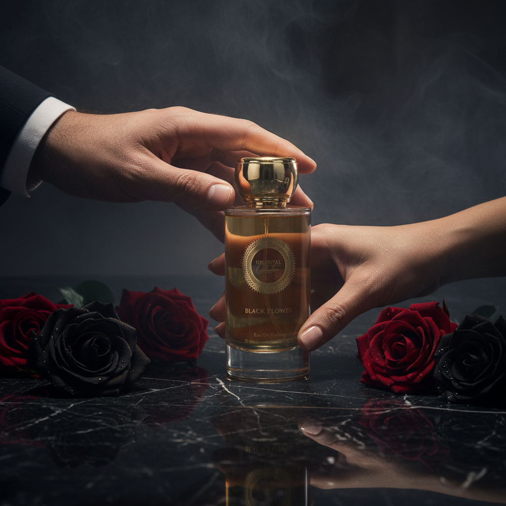 100 ml EDP BLACK FLOWER fragrância sensual, doce e excitante, unissexo 9 