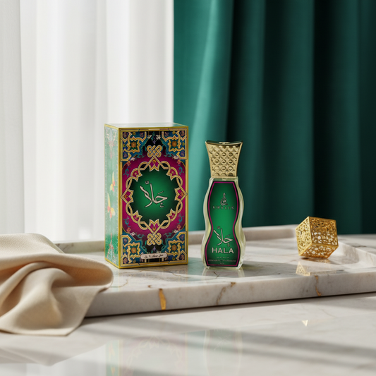 20 ml de óleo de perfume HALA, fragrância floral - frutada para mulher