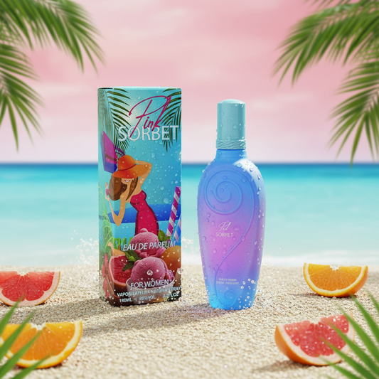 EDP 100 ml «Pink Sorbet» – Fragrância Frutada e Floral