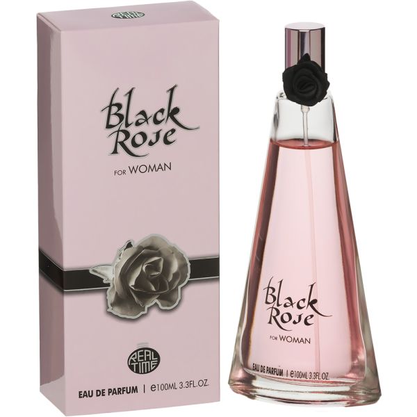 100 ml de eau de perfume Black Rose fragrância frutada e floral para mulher 1 
