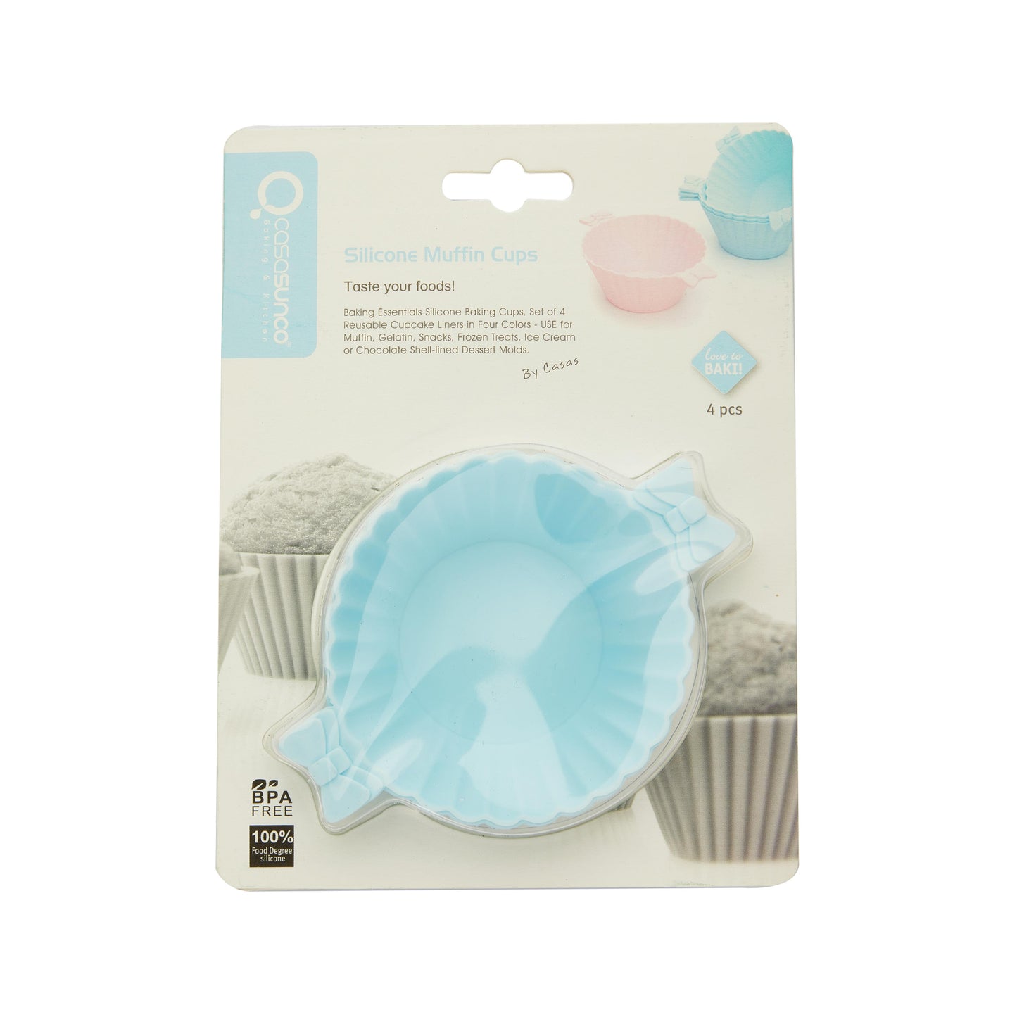 Copos de Silicone para Muffins sem BPA