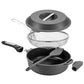 Panela multifuncional Omni Pan Ceramic – Cinza escuro