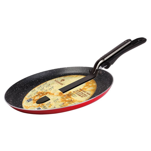 Máquina de Panquecas de mármore de 3 camadas antiaderente Panqueca com Turner, Blaumann, 24 cm