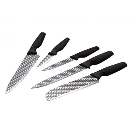 Conjunto de facas de 5 peças, preto