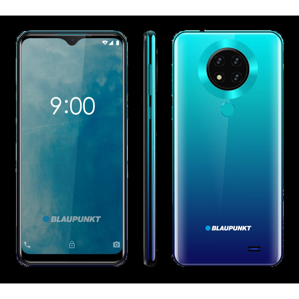 Blaupunkt OT19 Smartphone, ecrã de 6,5", design fino de 8,7 mm, 4G, bateria de longa duração