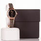 Relógio de liga leve Miyota Movement de alta qualidade com caixa de oferta, mostrador preto às cores