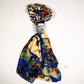 100% Lenço de Seda, 90 cm x 180 cm, Klimt "Árvore da Vida" Impressionista