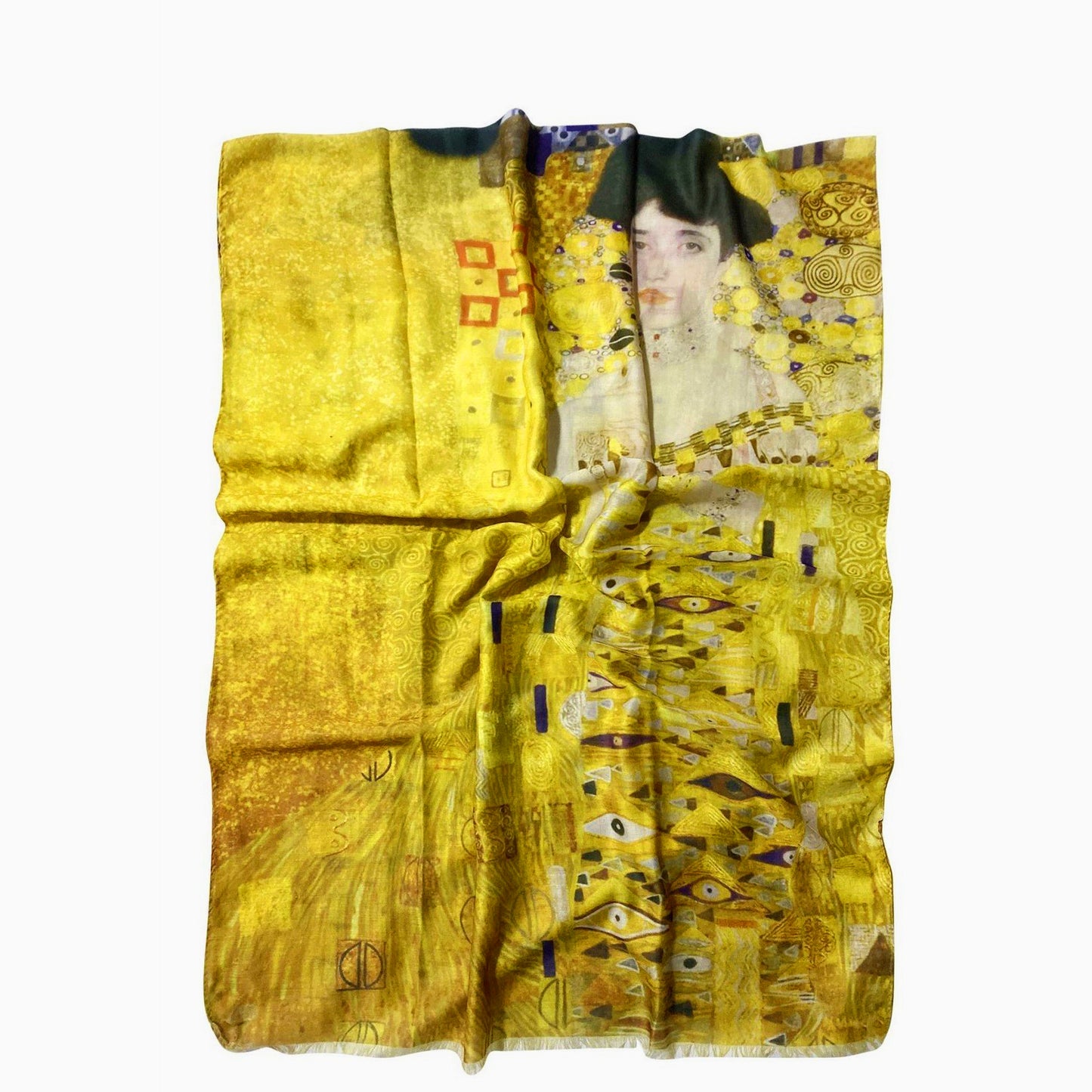 Xaile de Algodão, 70 cm x 180 cm, Klimt - Portrait of Adele