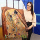 Xaile de Lã, 70 cm x 180 cm, Klimt - The Kiss