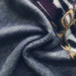 Xaile de Lã Padronizado, 70 cm x 190 cm, Cinzento