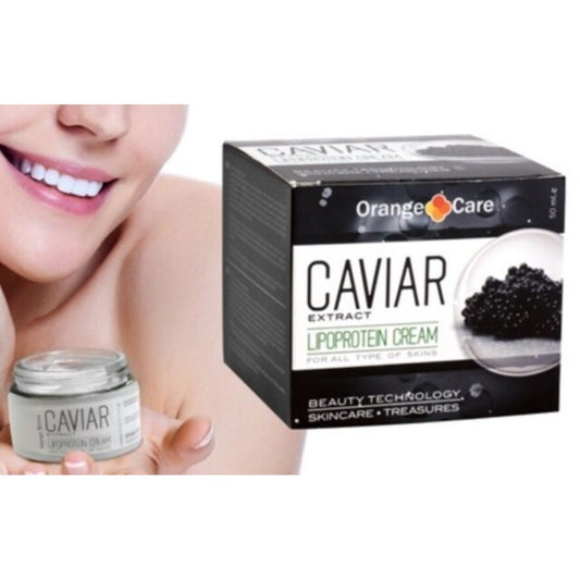 Creme de rosto hidratante reafirmante com extrato de caviar para todos os tipos de pele, 50 ml