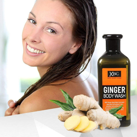 Gel de Banho Refrescante com Gengibre, Corpo e Cabelo, 400 ml